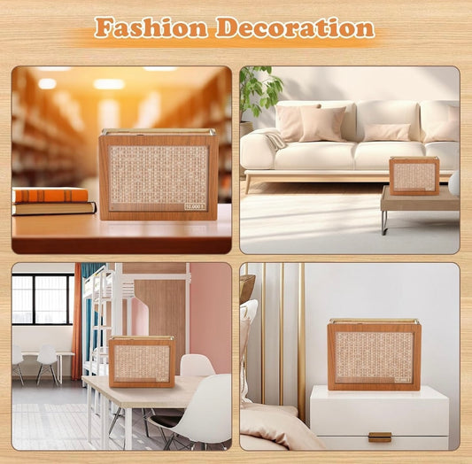 Wooden Money Bank for Kids & Adults – Handmade Piggy Bank