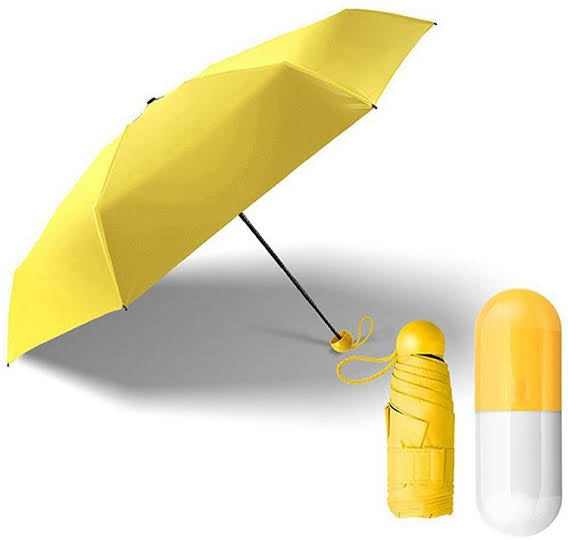 Mini Capsule Umbrella – Pocket Size Rain Saver with Free Shipping